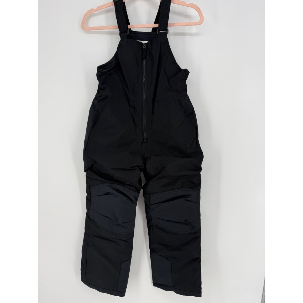 Cat & Jack Kids Black Insulated Snow Bibs Overalls Size Medium M 8-10 Winter